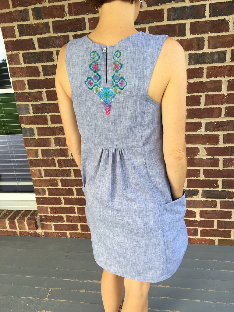 Embellished painted portrait dress Carrie S12345 Flickr