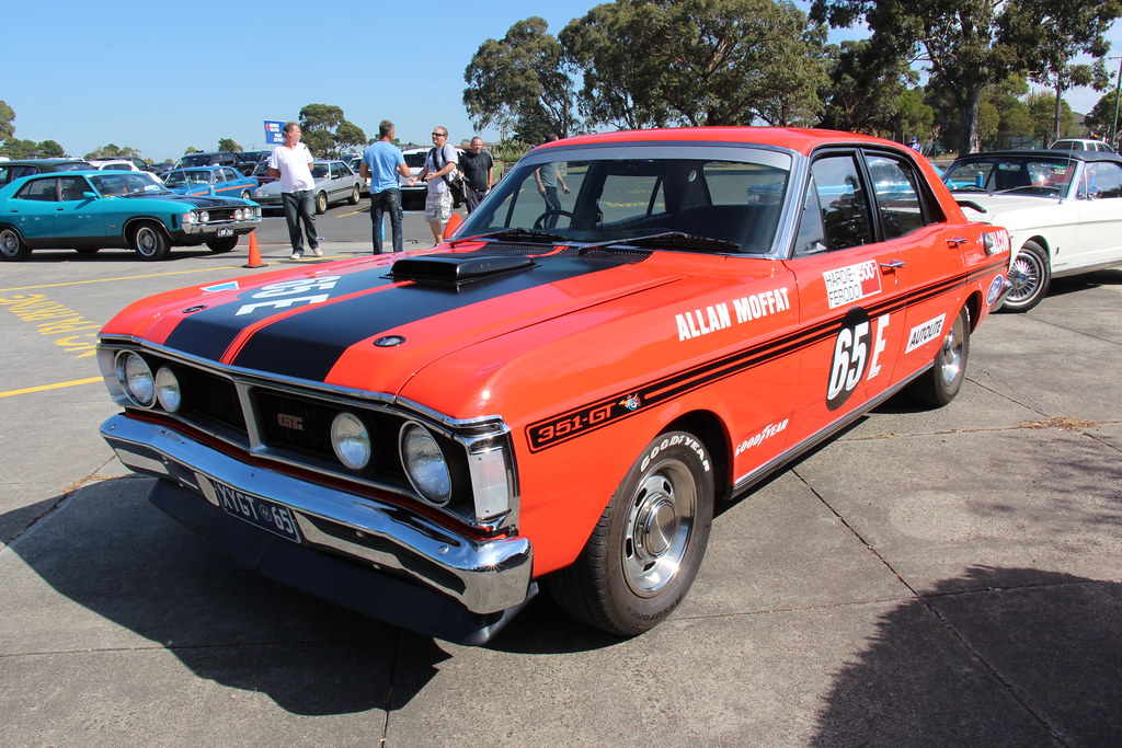 1971 Ford XY Falcon GTHO Race car Tribute Vermillion Fire.… Flickr