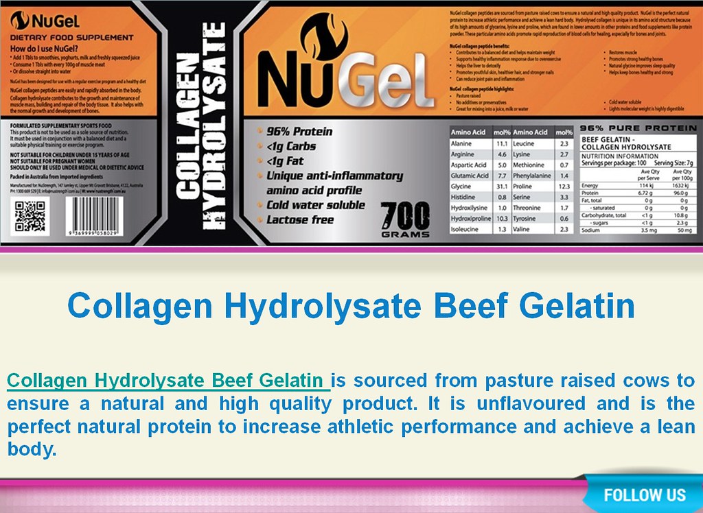 Brisbane Gelatin Diet and Supplements Follow Us On www… Flickr