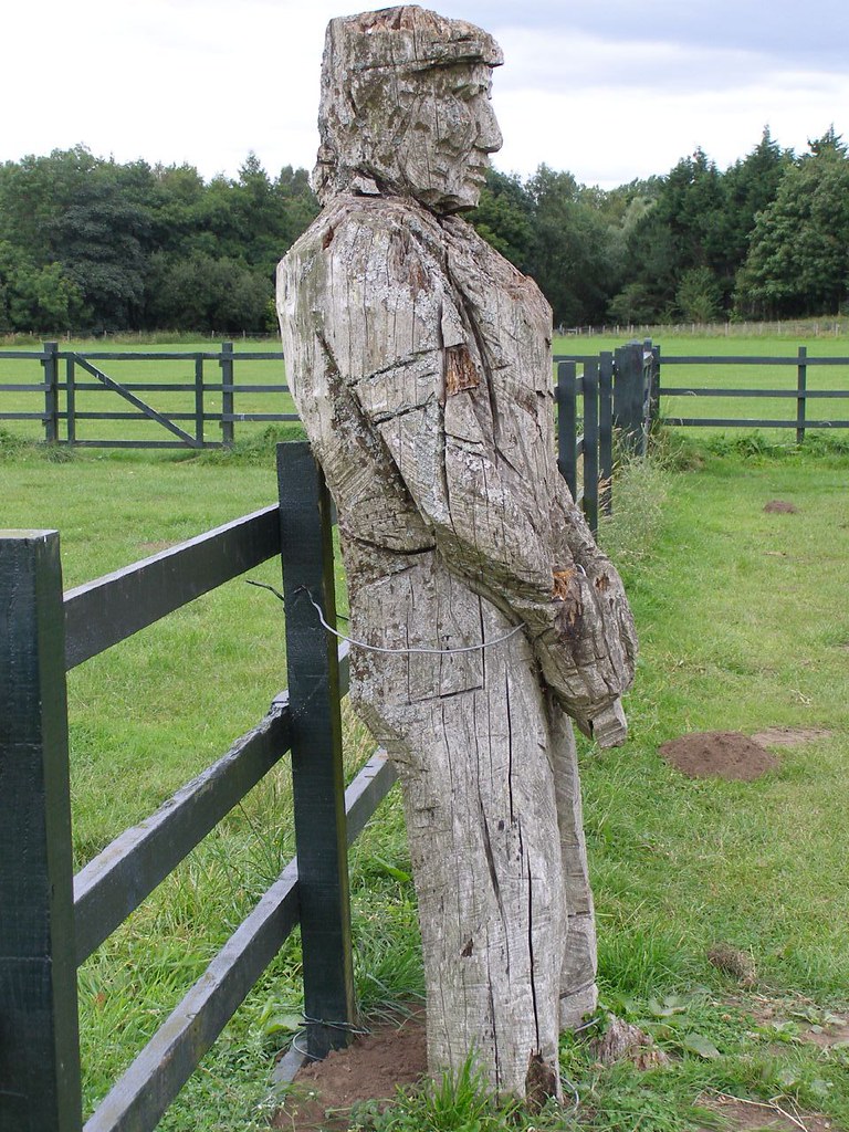 Wooden man Hugh Gray Flickr