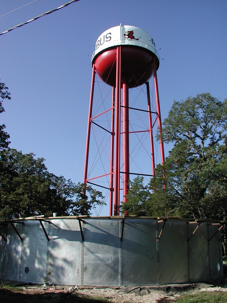 Water Tower, Columbus, TX PA110407 David Stall Flickr