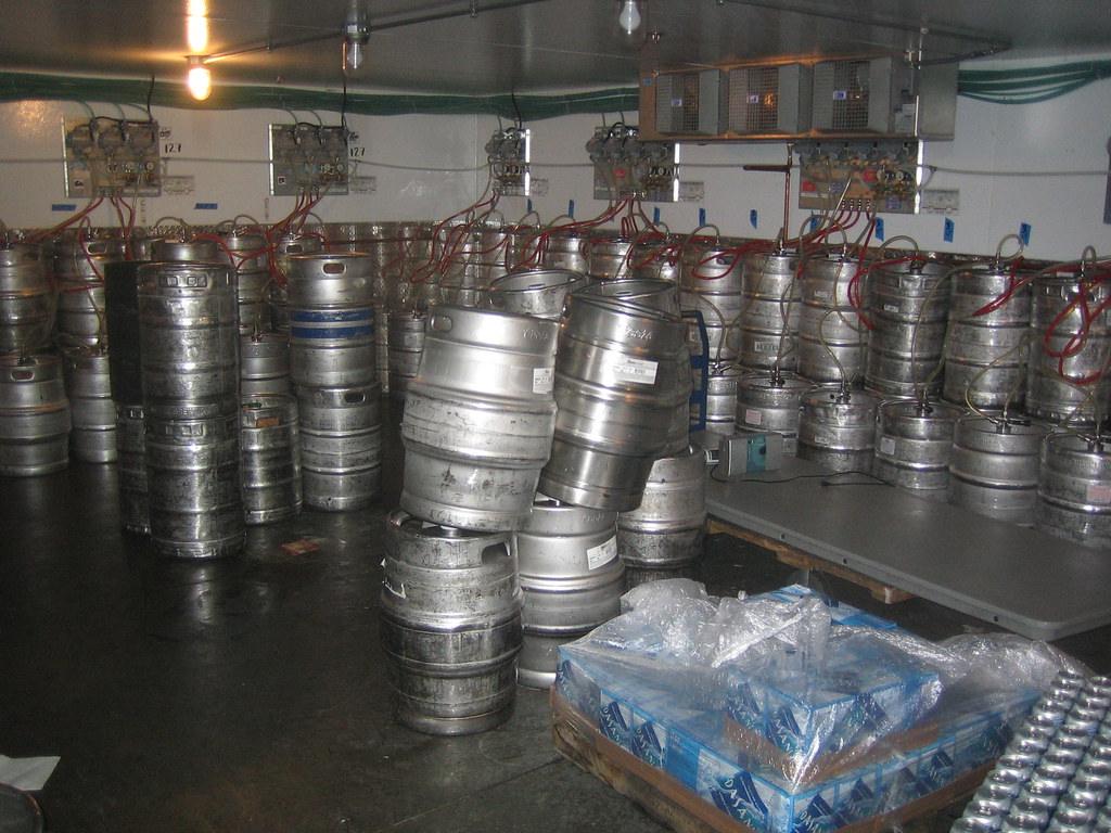 Keg Room Room full of kegs in Invesco Field. Jeramey Jannene Flickr