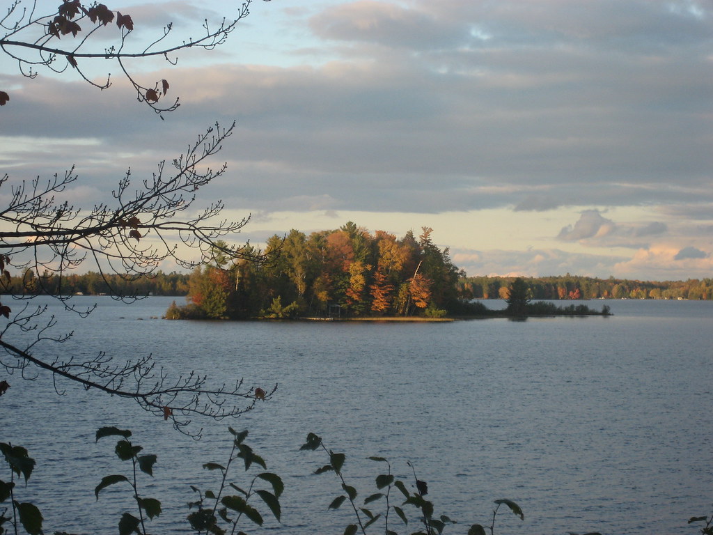 Island View Another view of the island on the Big Lake. Noelle And Mike Flickr