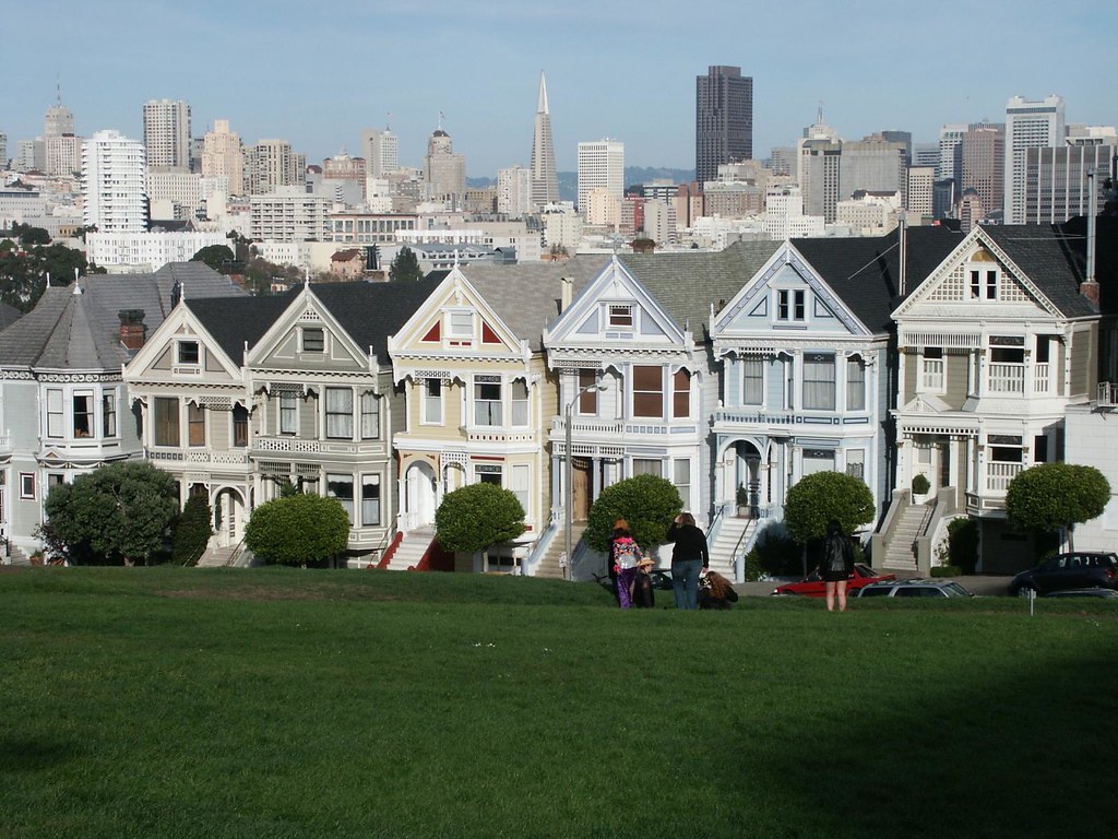 The seven sister houses. San Francisco Le sette sorelle di… Flickr
