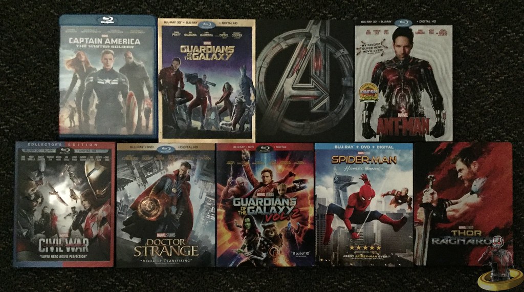Marvel Cinematic Universe BluRay Collection! (So Far) a photo on