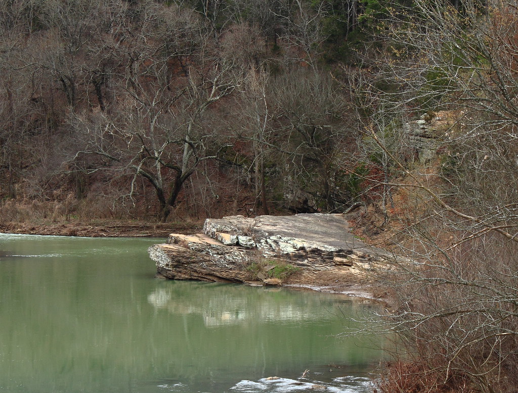 Reflected Rock in Lee Creek from Highway 220 Bridge Nort… Flickr
