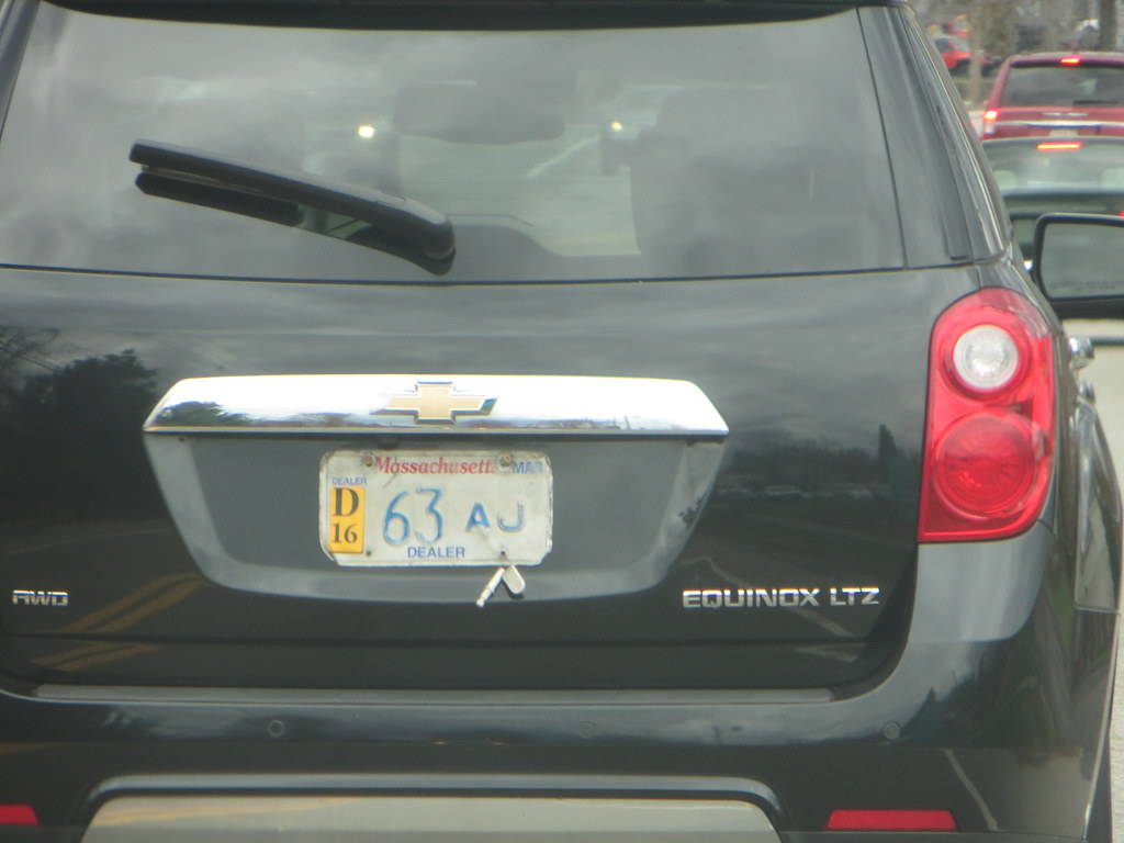 Massachusetts Dealer License Plate Seen in Acton, Mass samn8r14 Flickr