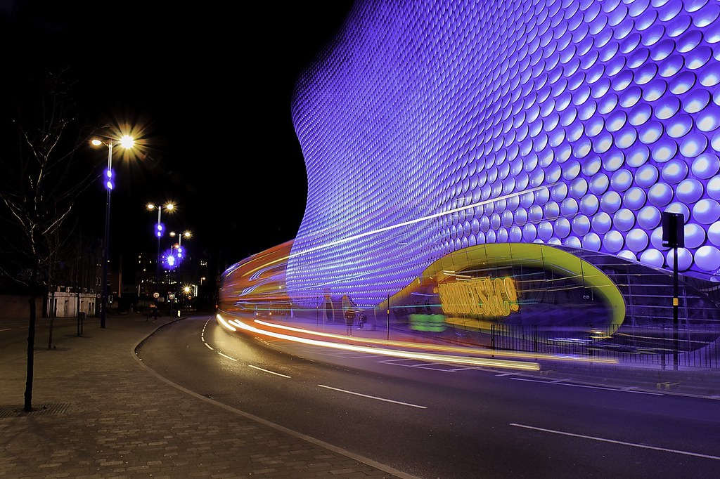 selfridges at night Taken from outside Moor Street car par… Steve