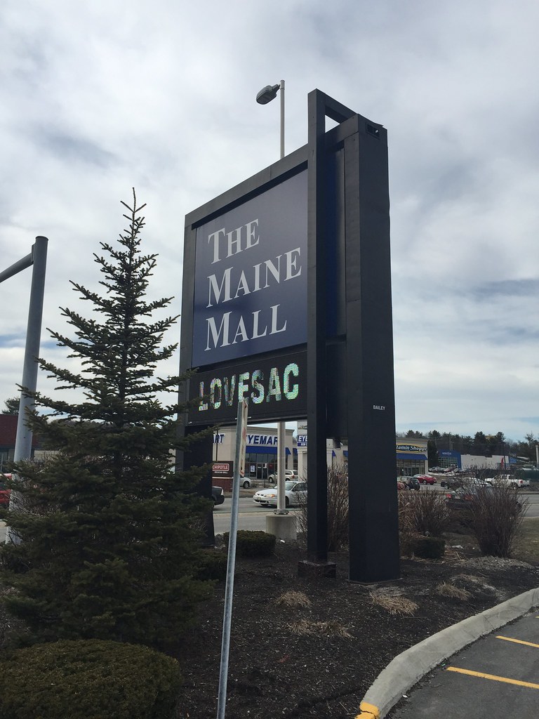 The Maine Mall South Portland, Maine Exterior Signage Flickr