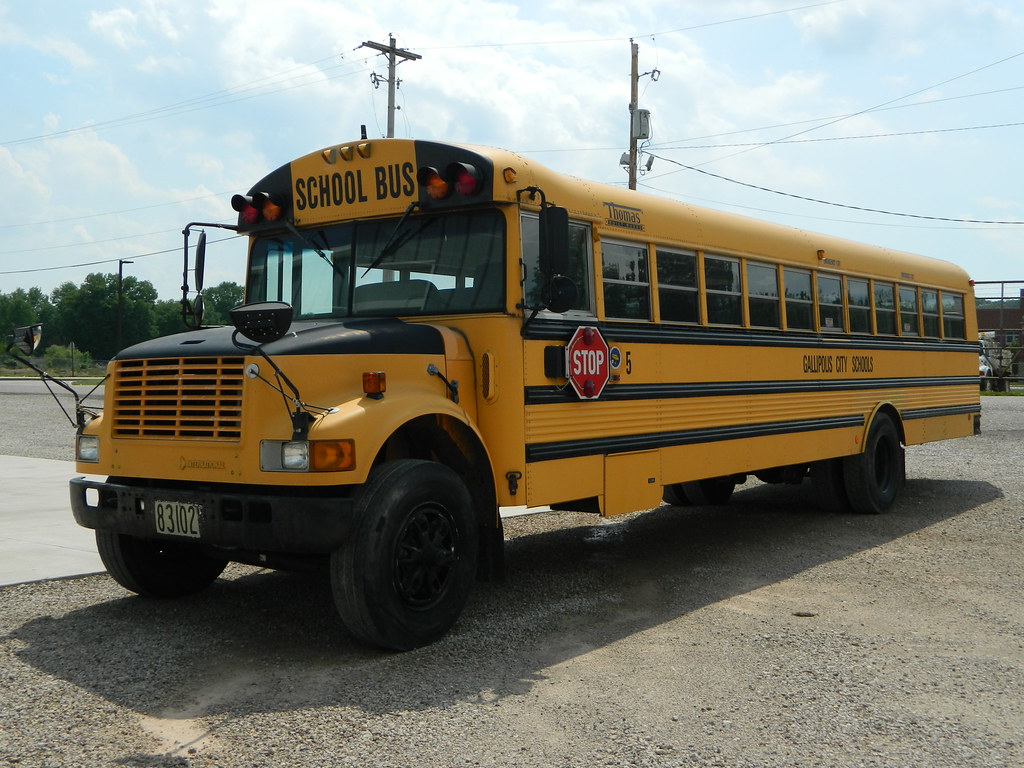 Gallipolis City Schools 5 (2) Bus lot Gallipolis, OH Flickr