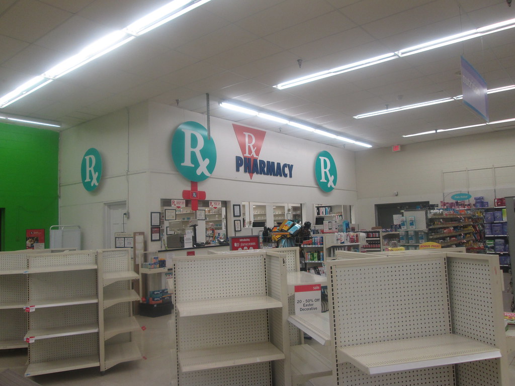 Empty Shelves by the Pharmacy This store still had empty s… Flickr