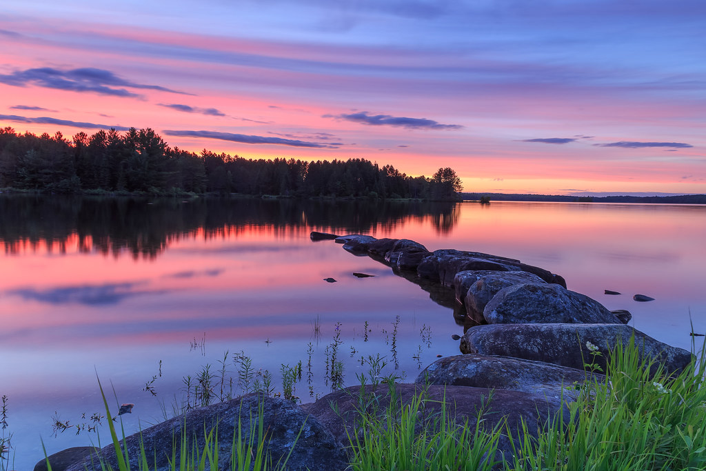 Indian Pond Campground, The Forks, Maine The clouds didn't… Flickr