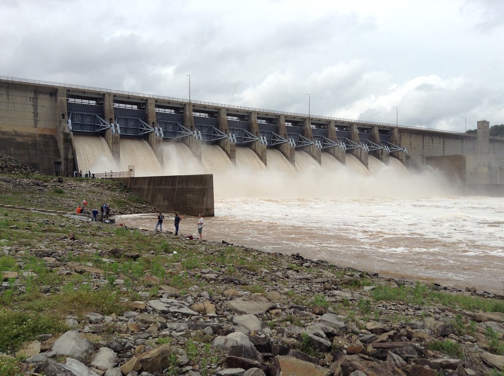 Lake Eufaula Dam Water levels very high due to recent abov… Flickr