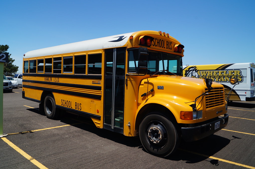 Hamlin ISD Blue Bird IH Conventional School Bus One of Ham… Flickr