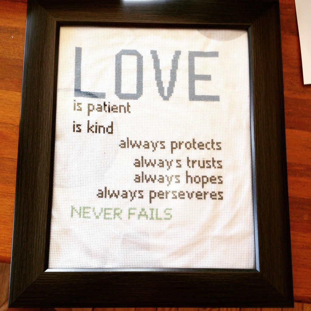 Love Wall Hanging (8x10) My home project this time around … Flickr