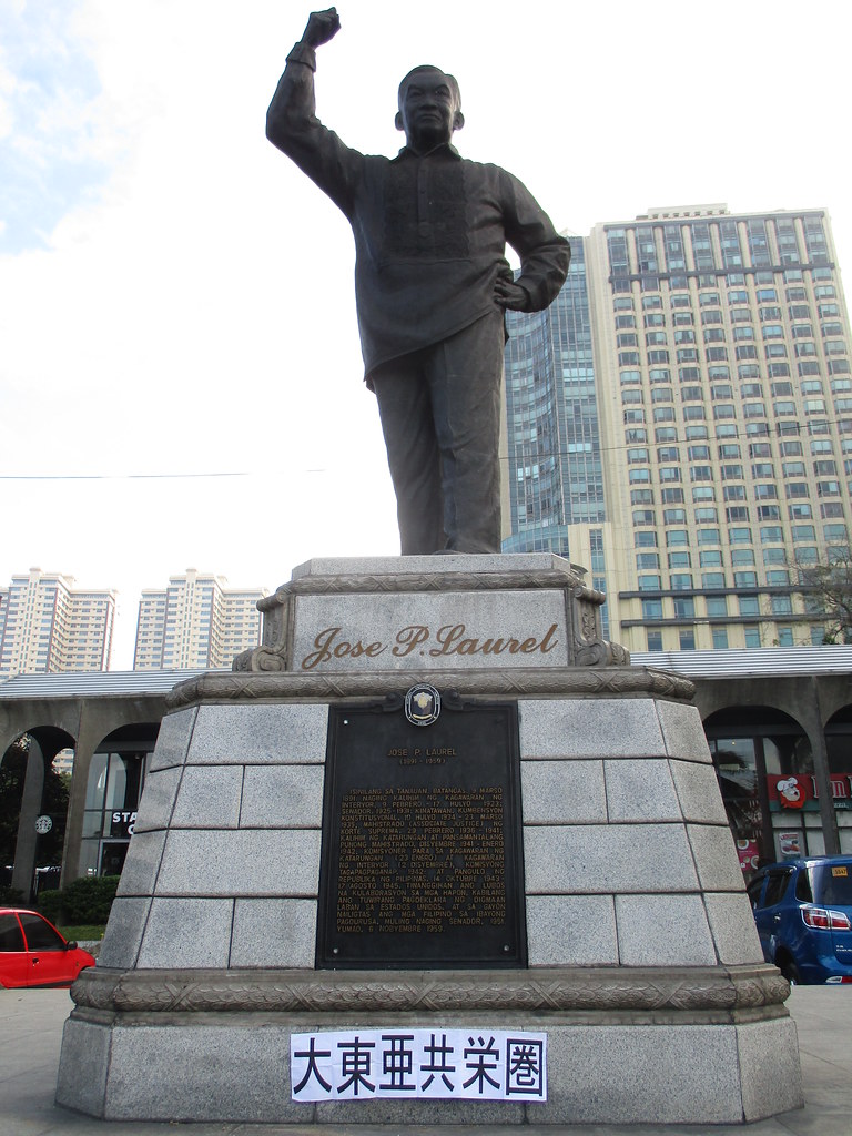 A monument and shrine to Jose P. Laurel, national hero of … Flickr