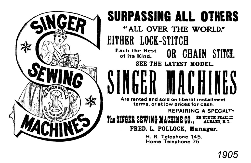 singer sewing machines 1905 AlbanyGroup Archive Flickr