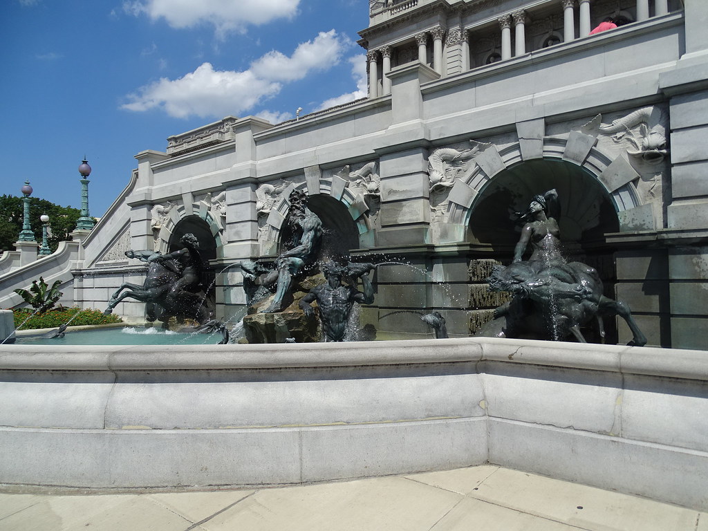 Washington DC '16 The Court of Neptune Fountain Library … Flickr