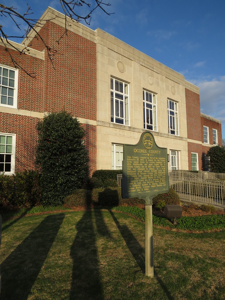 Historic Marker, Watkinsville, GA Oconee County Courthouse… Flickr