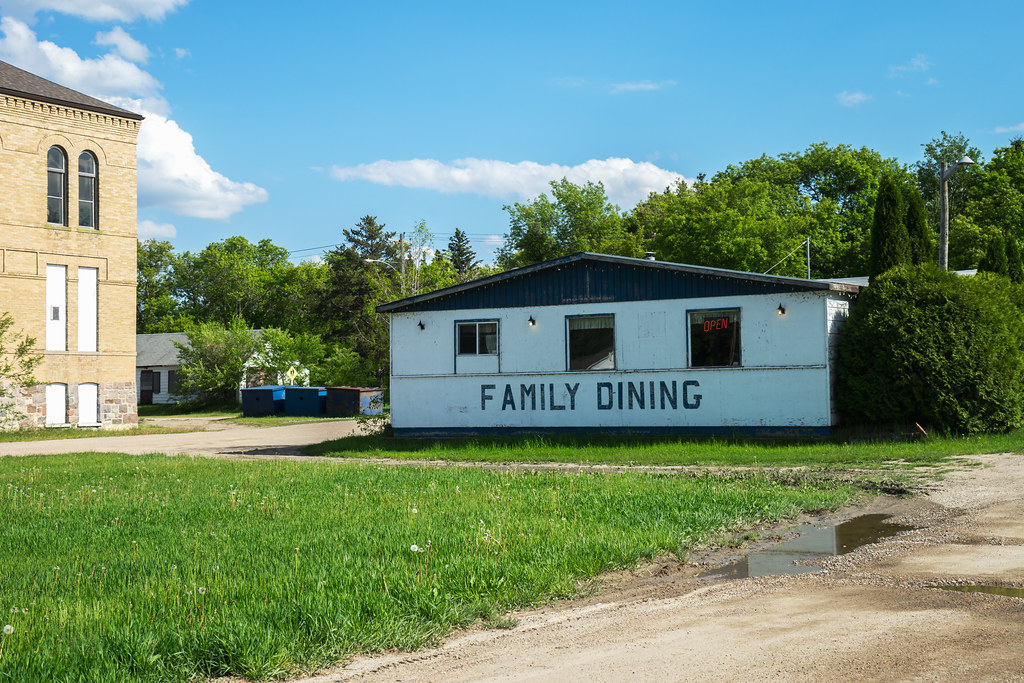Family Dining Oak Lake, Manitoba. Bryan Scott Flickr