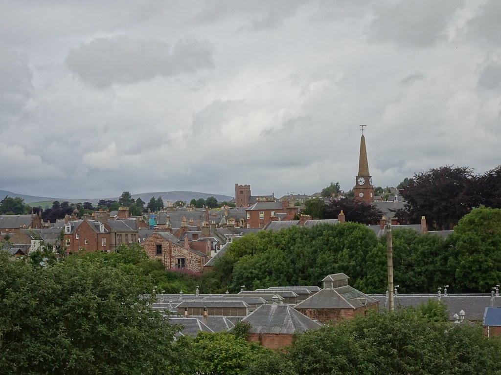 Town centre from The Commonty, Southmuir, Kirriemuir Flickr