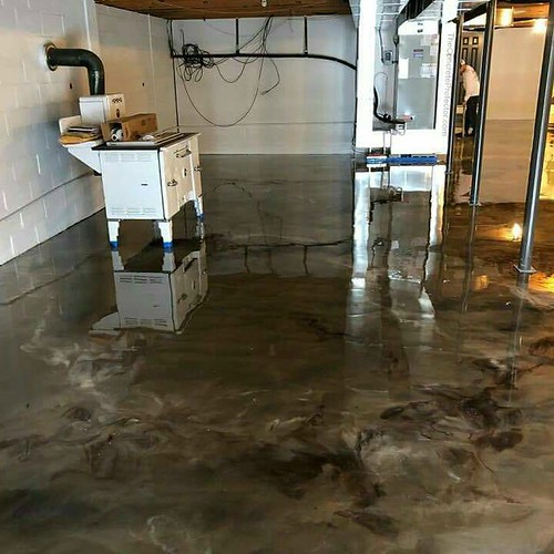 Metallic Marble Epoxy Basement Creative Concrete Coatings… Flickr