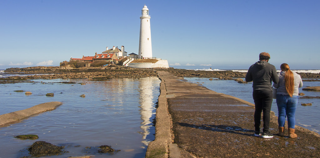Checking the tide times Whitley bay jimsumo999 Flickr