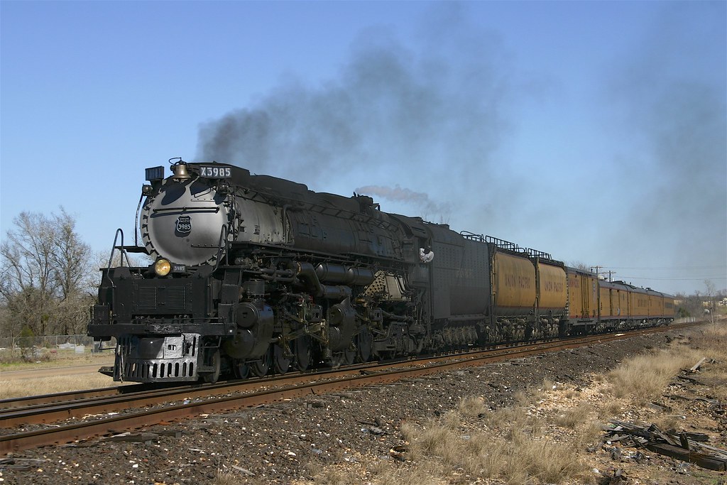 UP 3985 Hearne Texas. 01/25/2004 David Hawkins KB5WK Flickr