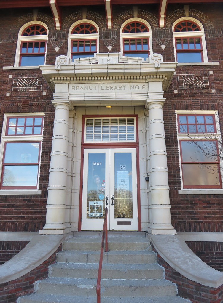Spades Park Branch Carnegie Library Detail (Indianapolis, … Flickr