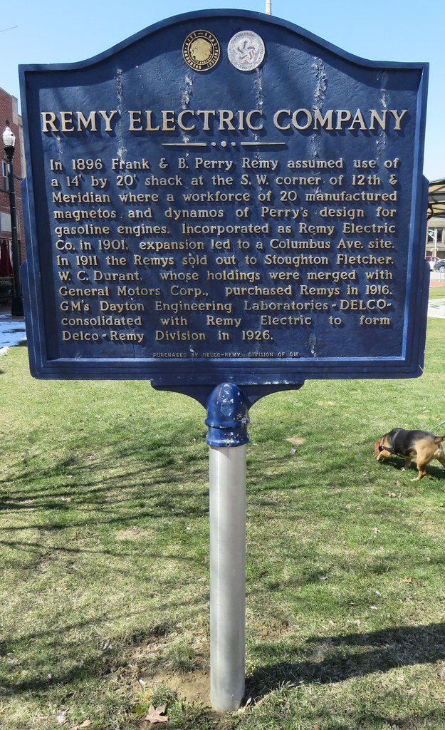 Remy Electric Company Marker (Anderson, Indiana) Anderson,… Flickr