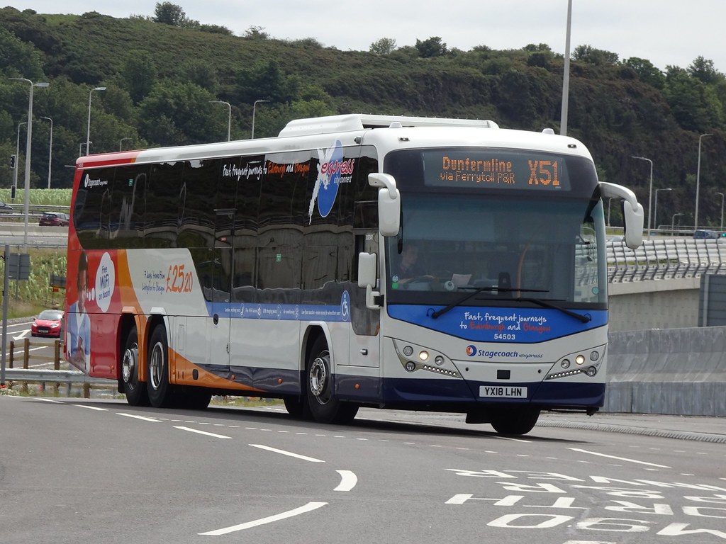 54503 YX18 LHN Stagecoach In Fife Express City Connect D… Flickr