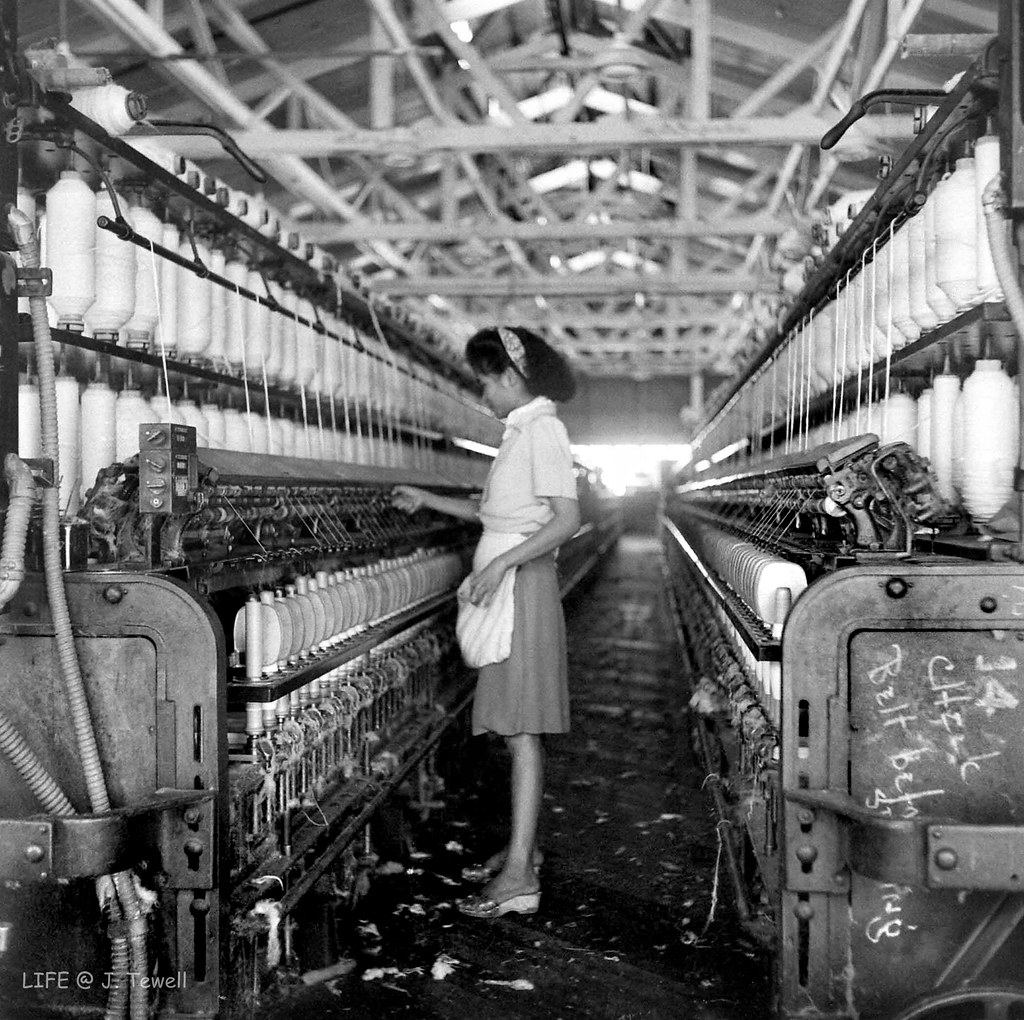 Textile mill, Manila, Philippines, 1940s (3) I found these… Flickr
