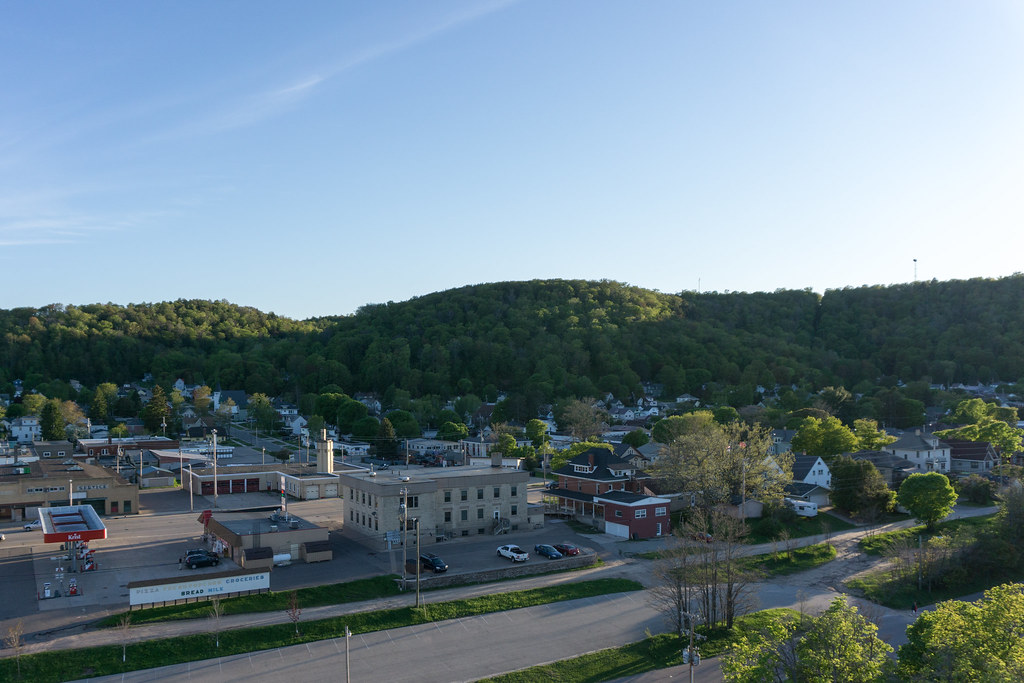 Views over Downtown Munising Evening views of Munising, Mi… Flickr