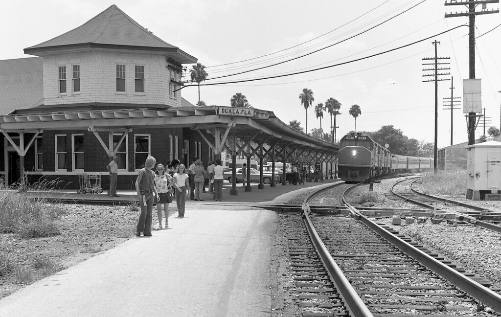 Ocala station view, 1975 An overall view of the Ocala stat… Flickr