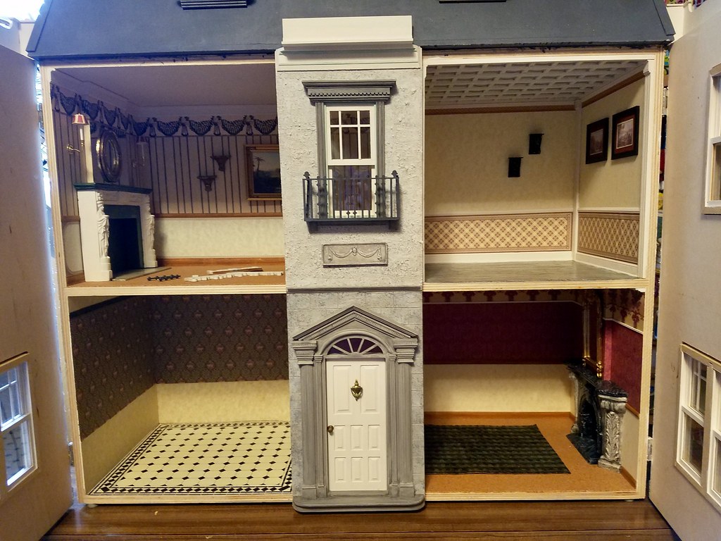 Dollhouse interior Inside the dollhouse. It’s only four ro… Flickr