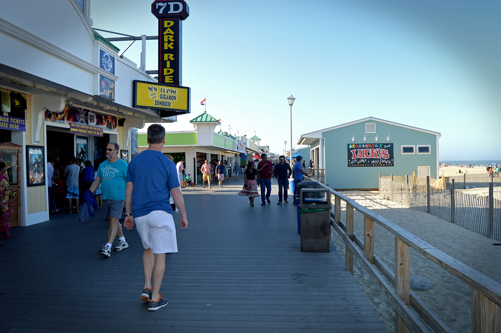pt pleasant boardwalk brushangela Flickr