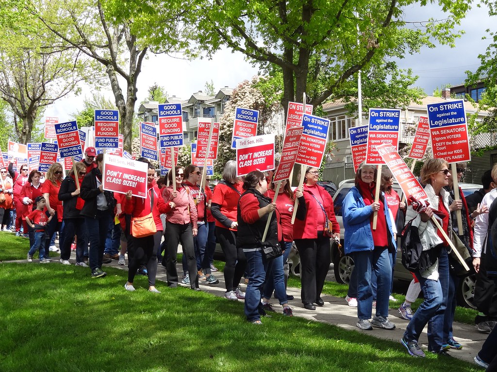 LWSD Oneday Walkout Lake Washington School District staff… Flickr