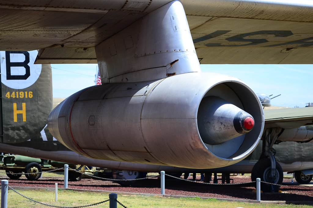 KC-97L: GE J47 jet engine | KC-97L s/n 53-0354 was originall… | Flickr