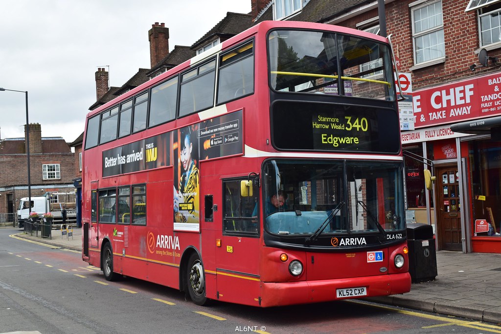 Arriva London Route 340, DLA622, KL52CXP Long Elmes, H… Flickr