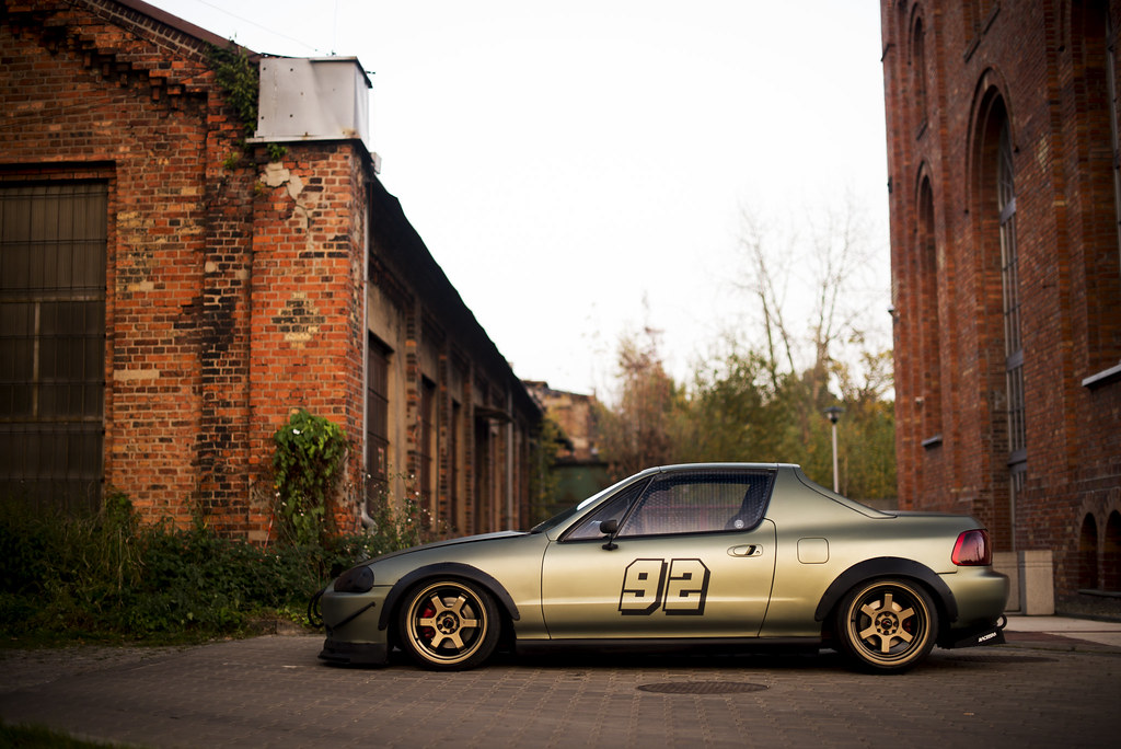 Honda CRX Del Sol JR12 16x8 + 16x9 Bronze JRWheels Flickr