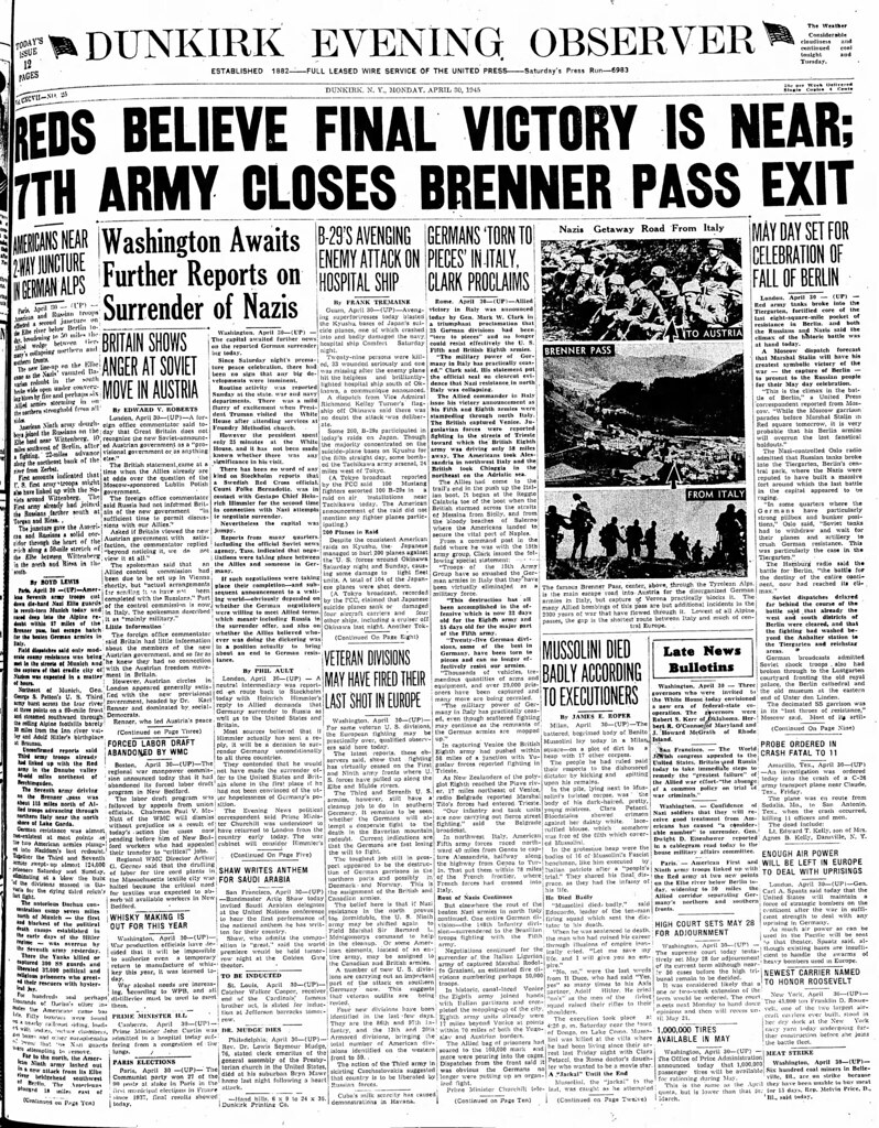 Dunkirk_Evening_Observer_Mon__Apr_30__1945_ tired_brain Flickr