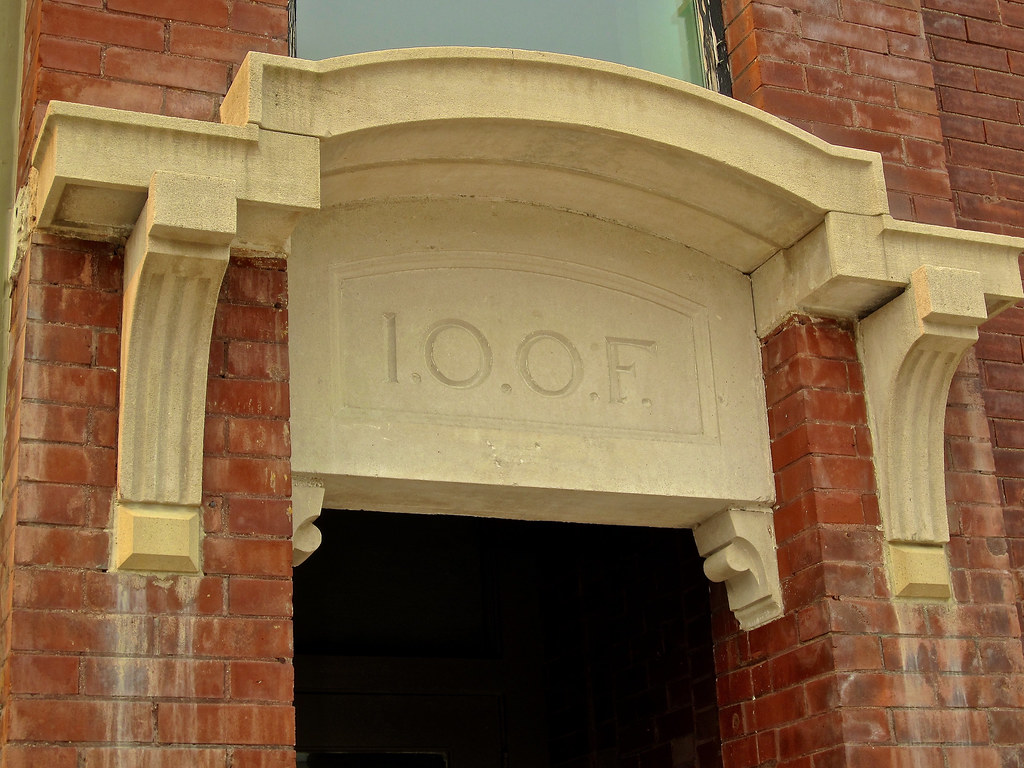 Odd Fellows Hall, Dunlap, IA Inscription on the Odd Fellow… Flickr