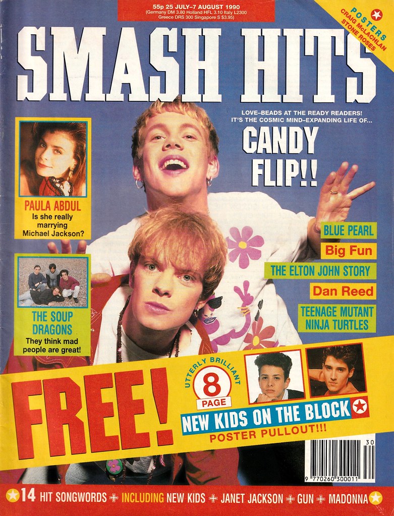 Smash Hits 25/7/1990 Flickr