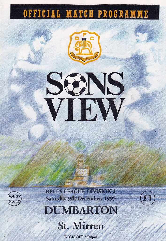 Dumbarton vs St Mirren 1995 Cover Page Miles McClagan Flickr