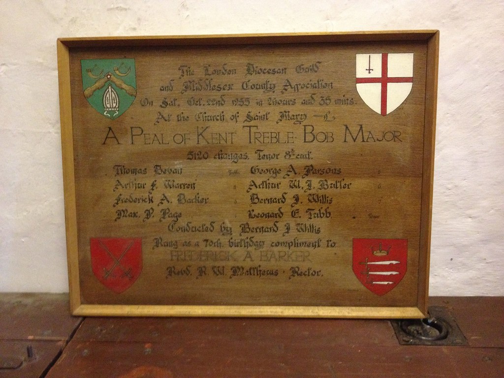 Finchley peal 19551022 Contributed by Martin Clode Flickr