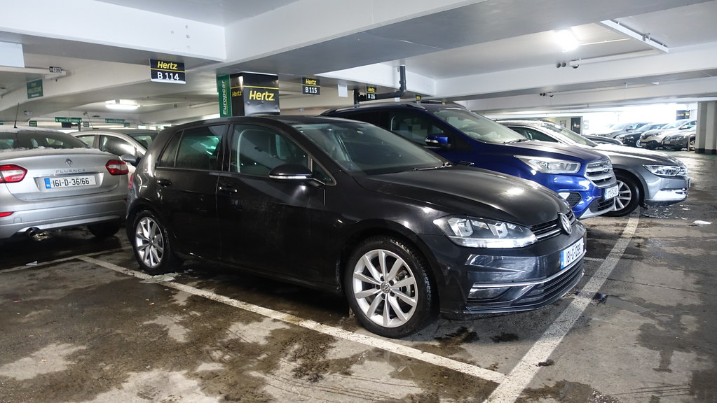 VW Golf rental car, Dublin Airport, Ireland Dublin (Baile … Flickr