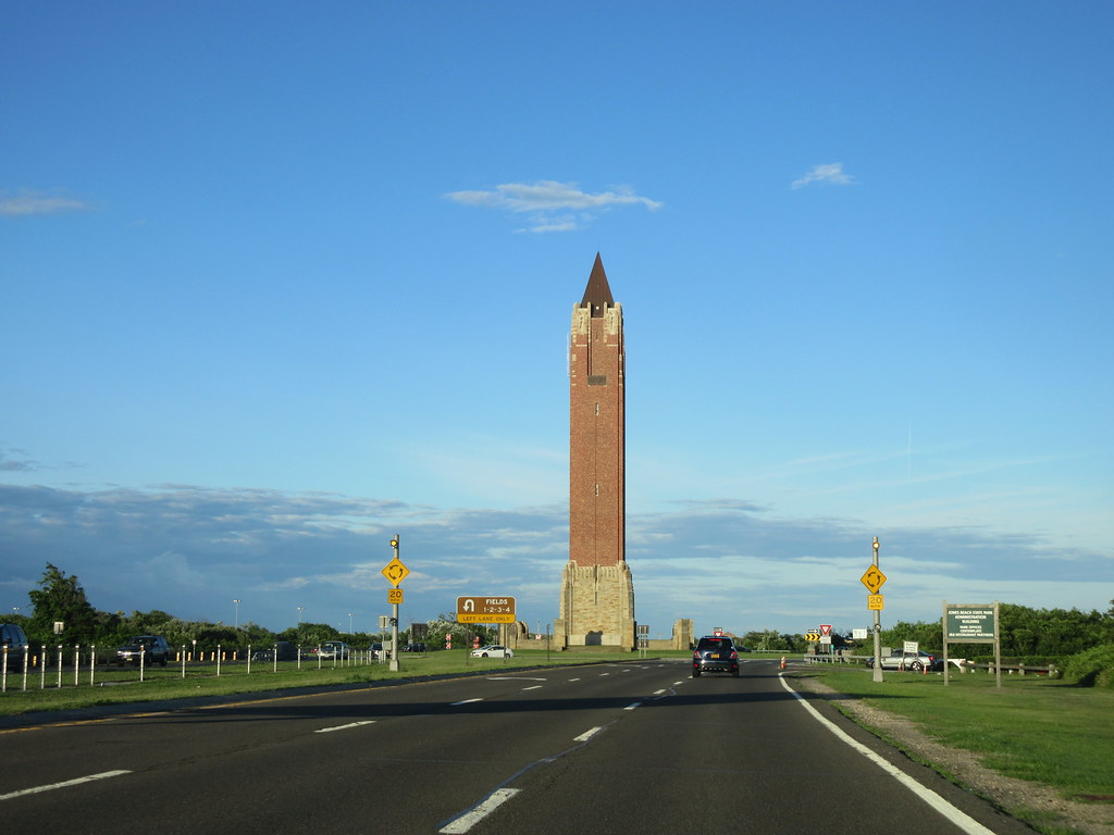 Jones Beach Water Tower at Jones Beach State Park, Atlantic Ocean Beach