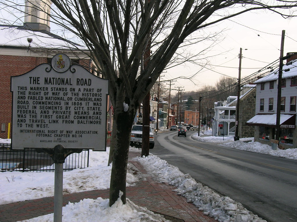 Ellicott City, National Road Signage indicating the locati… Flickr