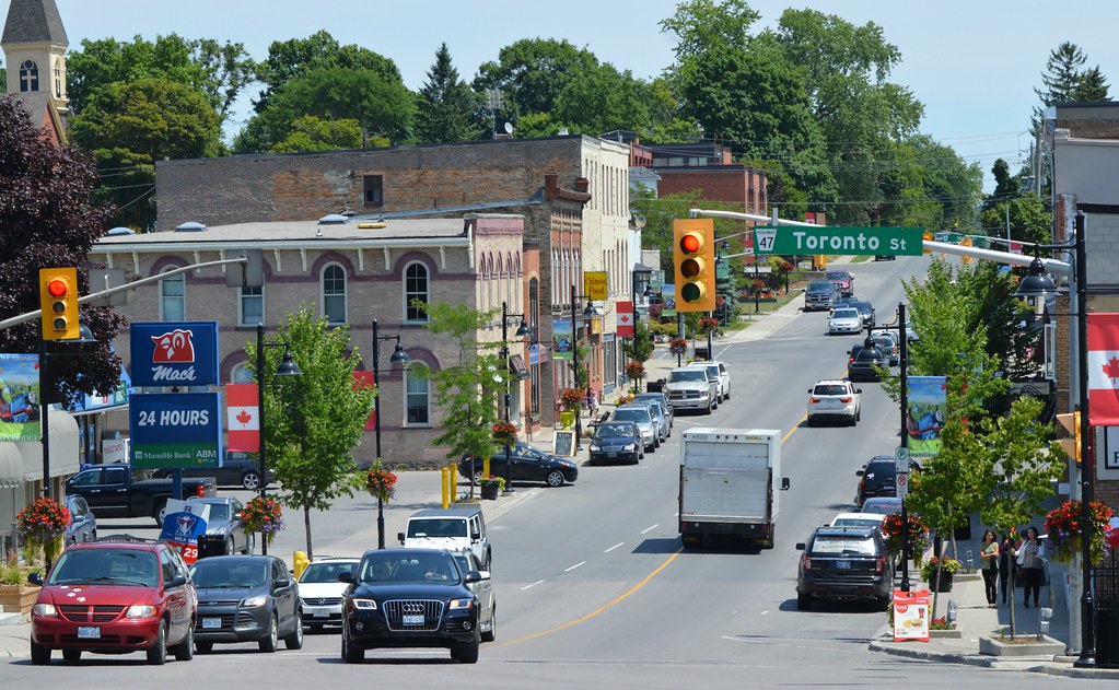 Smalltown Southern Ontario. Brock Street. Uxbridge… Flickr