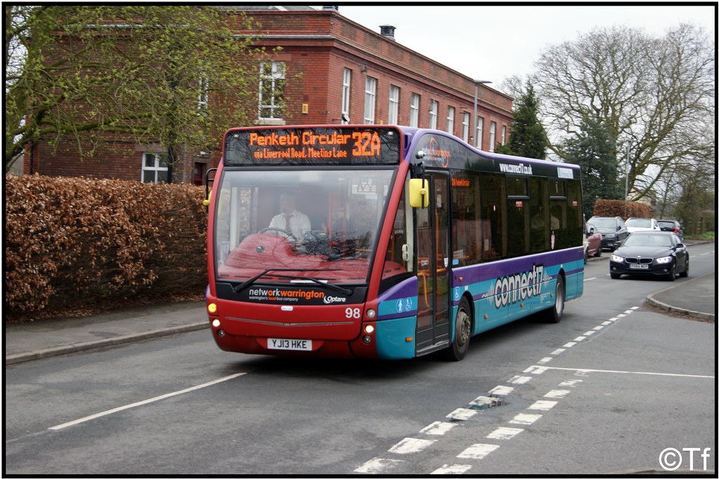 Warrington's Own Buses YJ13 HKE Connect 17 branded Optar… Flickr